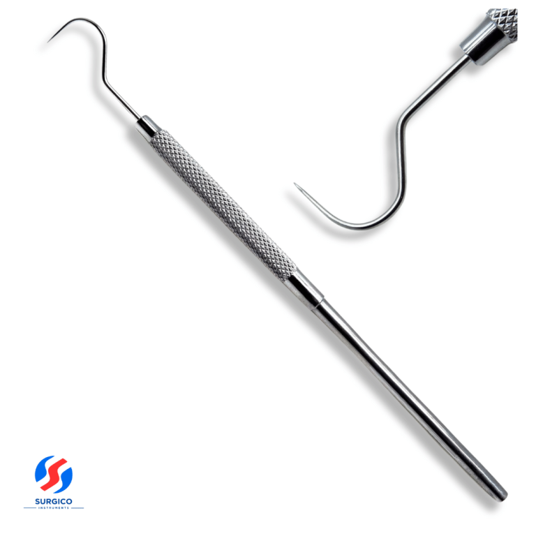 Explorer Shepherds Hook #23 Single Ended Round Handle - Surgico Instruments
